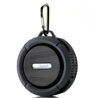 Portable Waterproof Wireless Mini Bluetooth Music Speaker (Black)