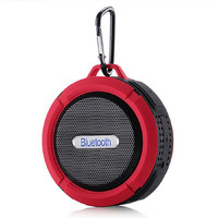 Portable Waterproof Wireless Mini Bluetooth Music Speaker (Red)