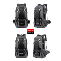 40L Waterproof Outdoor Hiking Backpack Camping Outdoor Trekking Bag(Black)