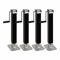 4x Trailer Caravan Canopy Jack Leg Stand Heavy Duty 3175KG 7000lbs Side Handle