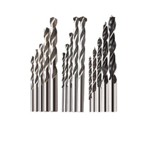 15Pc HSS Drill Bits Combination Set Wood Metal & Concrete Drilling Metric Titanium