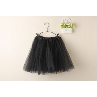 New Adults Tulle Tutu Skirt Dressup Party Costume Ballet Womens Girls Dance Wear, Black, Adults