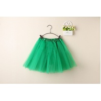 New Adults Tulle Tutu Skirt Dressup Party Costume Ballet Womens Girls Dance Wear, Green, Adults