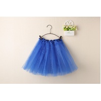 New Adults Tulle Tutu Skirt Dressup Party Costume Ballet Womens Girls Dance Wear, Royal Blue, Adults