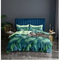 Kalena Leaves Quilt Cover Set - King Size