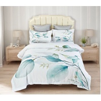 Angelis Leaves Quilt Cover Set - King Size