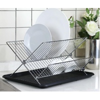 2 Tier Folding Dish Rack