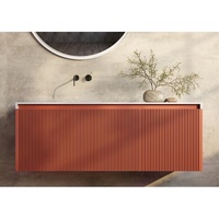 Rimini wall hung bathroom vanity 1200mm Potter's Clay