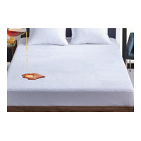 coral fleece waterproof fitted mattress protector double