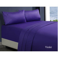 1000tc egyptian cotton sheet set 1 double violet