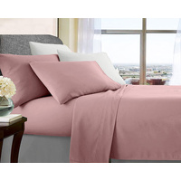 ultra soft microfibre sheet set single rose gold