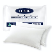 Australian Made Hotel Quality Pillow Standard Size Twin Pack