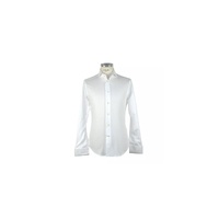 Cotton Ceremony Shirt with French Collar and Button Closure 38 IT Men