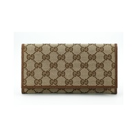 Gucci Flap Top Wallet with Multiple Compartments One Size Women