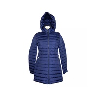 Add Womans Puffer Jacket with Real Down Padding and Removable Hood 40 IT Women