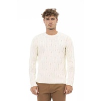 Alpha Studio Men's Beige Wool Sweater - 50 IT