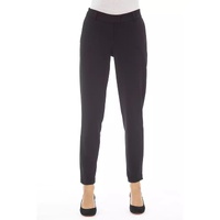 Alpha Studio Women's Black Polyester Jeans & Pant - W40 US