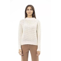 Alpha Studio Women's White Wool Sweater - 42 IT