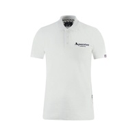 Aquascutum Men's White Cotton Polo Shirt - L