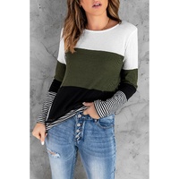 Azura Exchange Colorblock Stripes Top - M