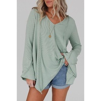 Azura Exchange Expose Seam Bell Sleeve Top - L