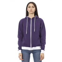 Double Color Adjustable Hood Sweater XS Women