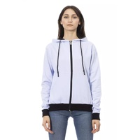 Double Color Adjustable Hood Sweater M Women