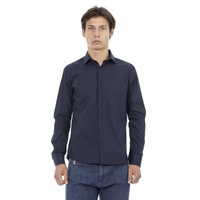 Baldinini Trend Men's Blue Cotton Shirt - L