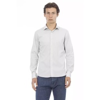 Baldinini Trend Men's Gray Cotton Shirt - L