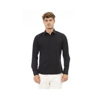 Baldinini Trend Men's Black Cotton Shirt - 44 IT