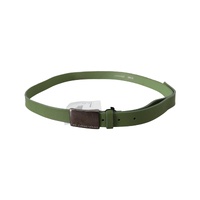 COSTUME NATIONAL Mens Green Leather Waist Belt 100 cm Men