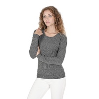 Cashmere Square Neck Sweater - Premium Italian Quality - 44 EU