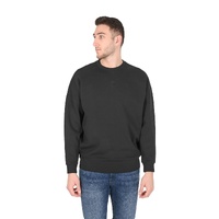 Hugo Boss Men's Black Cotton Blend Sweatshirt in Black - S