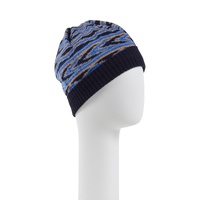 Beanie with Wool and Cotton Blend - One Size