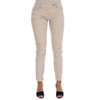 Cropped Corduroy Pants with Logo Details 42 IT Women