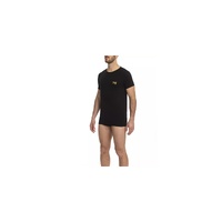 Cavalli Class Men's Black Cotton T-Shirt - L