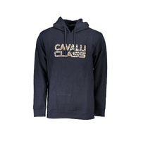 Cavalli Class Men's Blue Cotton Sweater - L