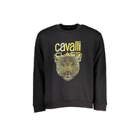 Cavalli Class Women's Black Cotton Sweater - L