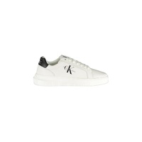 Calvin Klein Men's White Polyester Sneaker - 40 EU