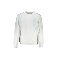 Calvin Klein Men's White Cotton Sweater - M