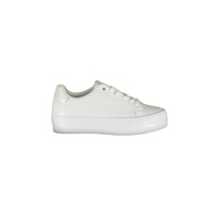 Calvin Klein Women's White Polyester Sneaker - 38 EU