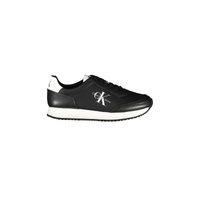 Calvin Klein Women's Black Polyester Sneaker - 40 EU