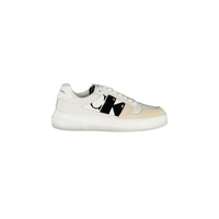 Calvin Klein Women's White Polyester Sneaker - 37 EU