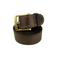 Bikkenbergs Brown Leather Belt 90 cm Men