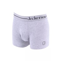 Monochrome Boxer with Logo Print and Branded Elastic Band L Men