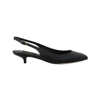 Slingbacks Heels Pumps with Buckle Closure and Logo Details 35.5 EU Women