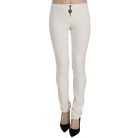 Just Cavalli Mid Waist Skinny Dress Trouser Pants 42 IT Women