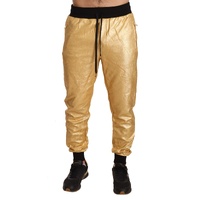 Dolce & Gabbana Men's Gold Pig Of The Year Cotton Trousers Pants - 48 IT