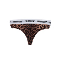 Leopard Print Thong Set by Philipp Plein (2-Pack) M Women