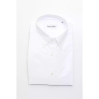 Robert Friedman Men's White Cotton Shirt - M